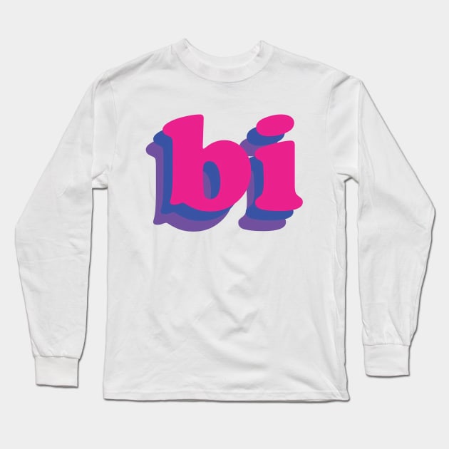 bisexual pride ! Long Sleeve T-Shirt by iambolders